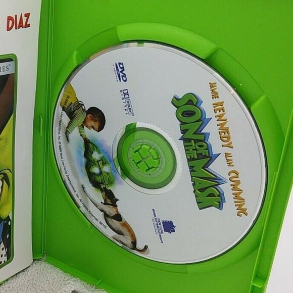 LOT - DVDs - Mask 1994 & Son of the Mask 2005 Jim Carrey Jaimie Kennedy - Picture 16 of 16